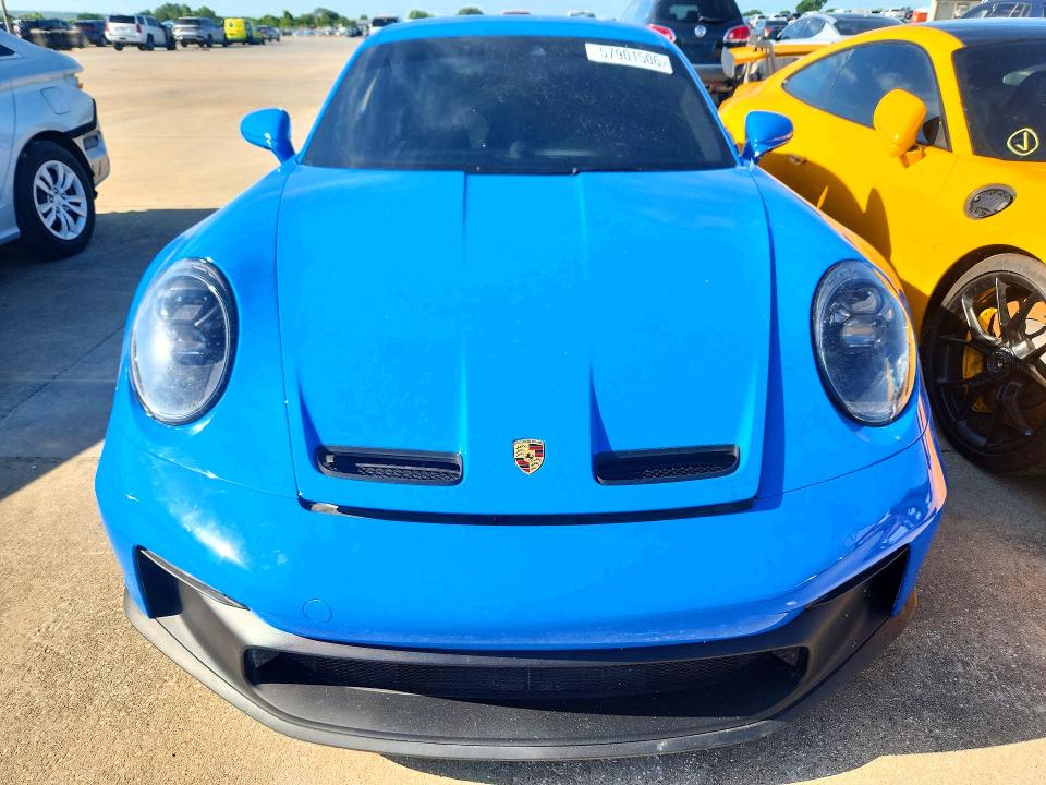 2022 Porsche 911 VIN WP0AC2A94NS268310 COPART salvage auction — FRONT END, Il - Salvage Certificate (P), sold $146,000 on 2026-07-18 (photo 5)