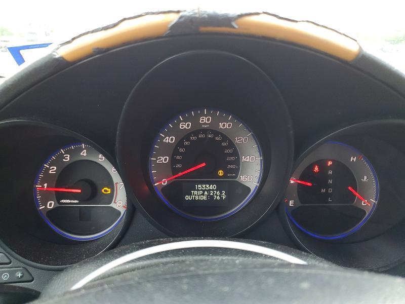 2007 Acura Tl VIN 19UUA66237A024826 COPART salvage auction — SIDE, TX - BONDED TITLE - SALVAGE, sold $400 on 2026-07-10 (photo 9)