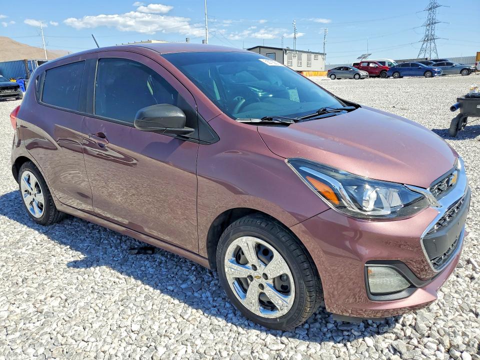 2020 Chevrolet Spark VIN KL8CB6SA8LC478436 COPART salvage auction — SIDE, Az - Cert Of Title - Salvage, sold $1,650 on 2026-07-08 (photo 4)