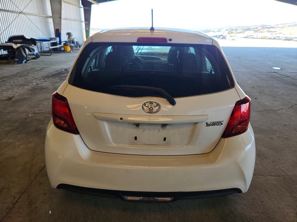 2015 Toyota Yaris VIN VNKKTUD32FA041820 COPART salvage auction — FRONT END, Ca - Salvage Certificate, sold $2,350 on 2026-07-09 (photo 6)