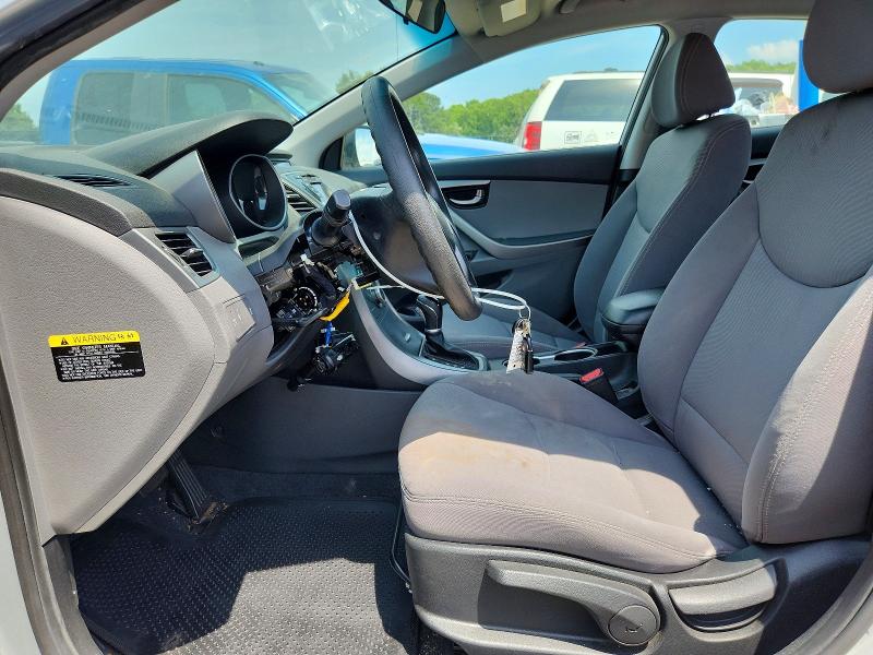 2014 Hyundai Elantra VIN KMHDH4AE9EU218588 COPART salvage auction — VANDALISM, VA - CERT OF TITLE - SALVAGE, sold $925 on 2026-07-28 (photo 7)