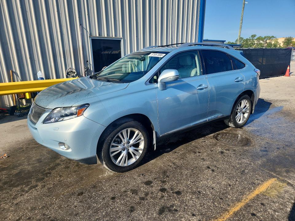 2010 Lexus Rx 450h VIN JTJBC1BA0A2023874 COPART salvage auction — MINOR DENT/SCRATCHES, Fl - Certificate Of Title (P), sold $1,700 on 2026-07-30 (photo 1)