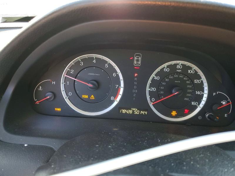 2009 Honda Accord VIN 1HGCP26859A115199 COPART salvage auction — SIDE, Co - Public - Salvage Title, sold $525 on 2026-07-09 (photo 9)