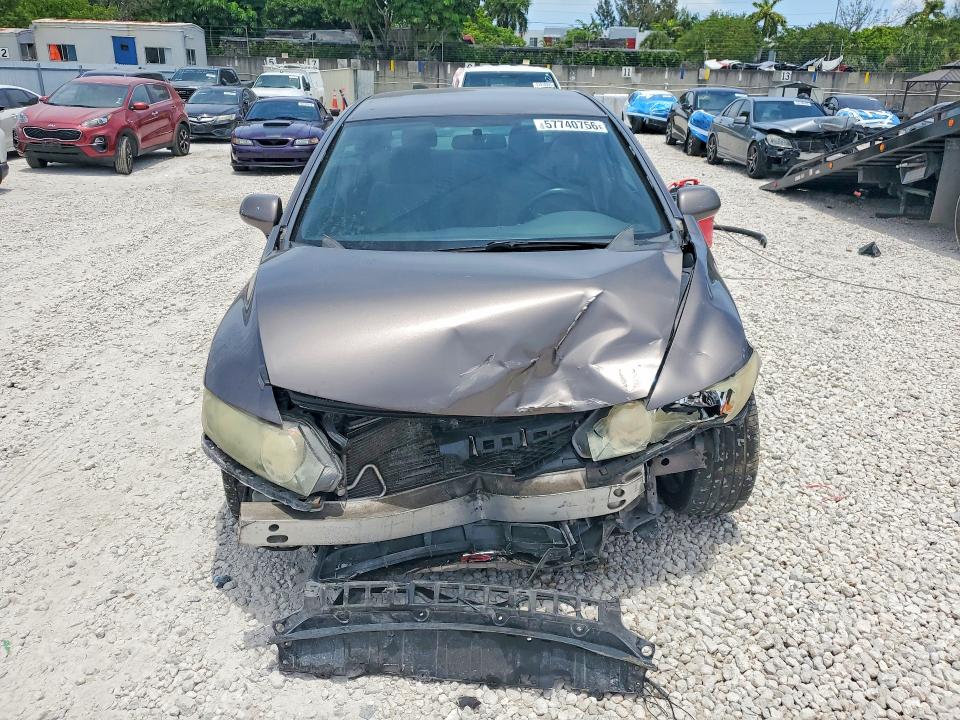 2011 Honda Civic VIN 19XFA1F51BE015973 COPART salvage auction — FRONT END, Fl - Cert Of Title Slvg Rebuildable, sold $425 on 2026-07-10 (photo 5)