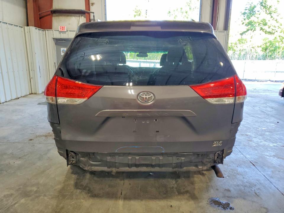 2011 Toyota Sienna VIN 5TDDK3DCXBS013954 COPART salvage auction — REAR END, NY - MV-907A SALVAGE CERTIFICATE, sold $1,950 on 2026-07-15 (photo 6)