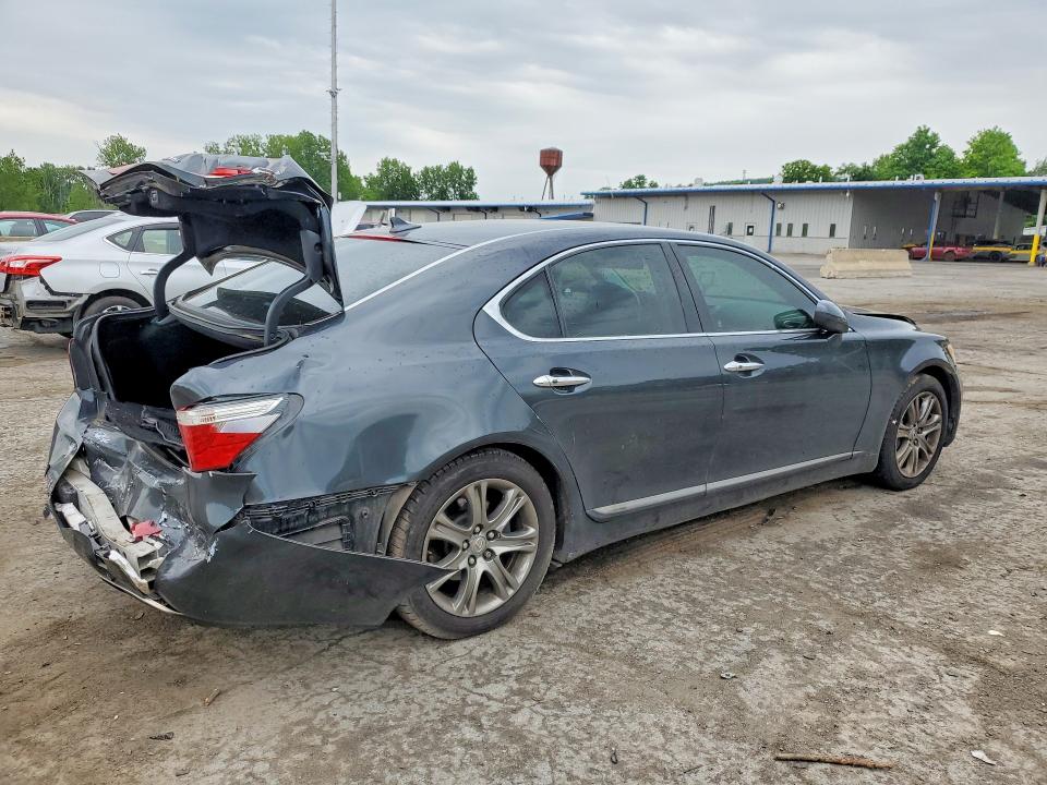 2008 Lexus Ls 460 VIN JTHBL46F585062350 COPART salvage auction — REAR END, NY - MV-907A SALVAGE CERTIFICATE, sold $850 on 2026-07-14 (photo 3)