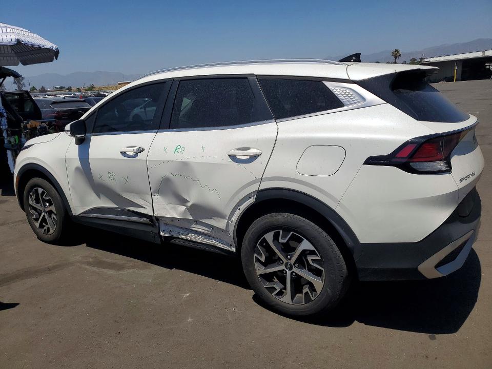 2023 Kia Sportage VIN KNDPVCAGXP7100072 COPART salvage auction — SIDE, Ca - Salvage Certificate, sold $11,500 on 2026-07-20 (photo 2)