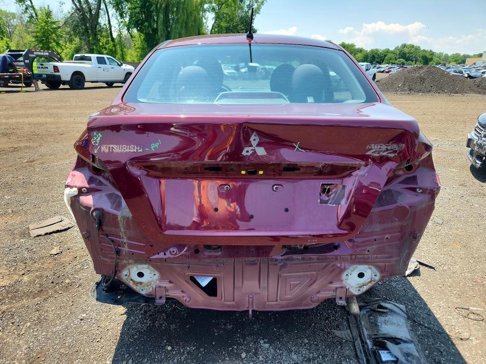 2019 Mitsubishi Mirage VIN ML32F3FJ4KHF14484 COPART salvage auction — REAR END, CT - CERT OF TITLE-SALVAGE, sold $1,150 on 2026-07-21 (photo 6)