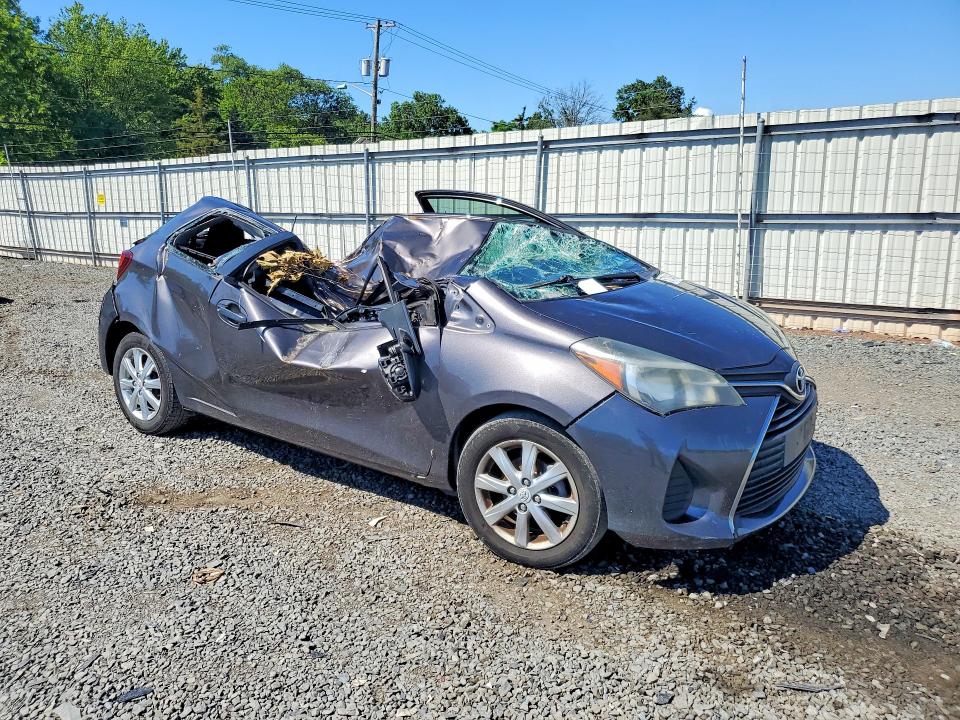 2015 Toyota Yaris VIN VNKJTUD33FA018381 COPART salvage auction — ALL OVER, Nj - Cert Of Title-Salvage, sold $425 on 2026-07-17 (photo 4)