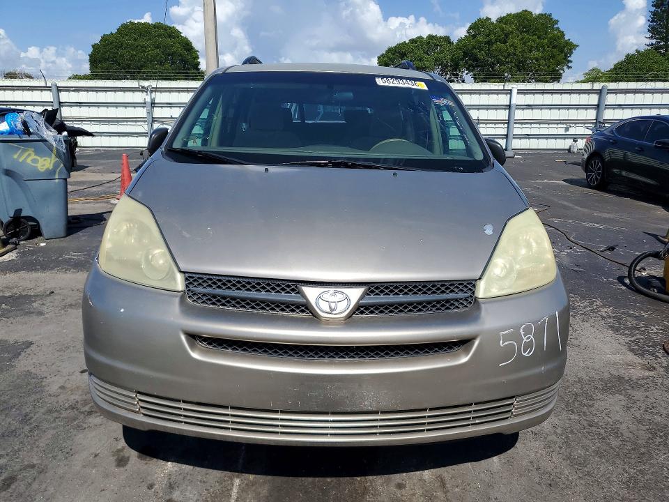 2004 Toyota Sienna VIN 5TDZA23C44S155871 COPART salvage auction — REAR END, FL - CERT OF TITLE SLVG REBUILDABLE, sold $275 on 2026-07-13 (photo 5)
