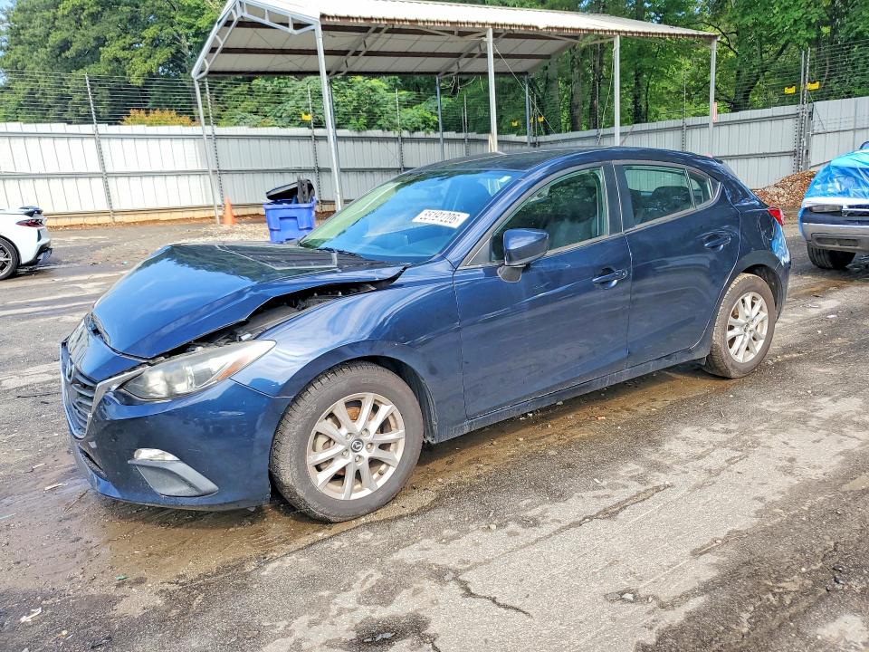 2016 Mazda 3 VIN JM1BM1K78G1340496 COPART salvage auction — FRONT END, Ga - Cert Of Title-Salvage, sold $2,400 on 2026-07-02 (photo 1)