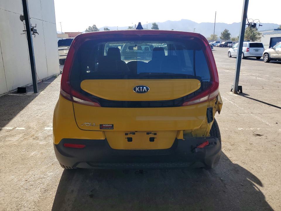 2020 Kia Soul VIN KNDJ23AU9L7050702 COPART salvage auction — REAR END, NM - CERT OF TITLE-SALVAGE (P), sold $2,950 on 2026-07-06 (photo 6)