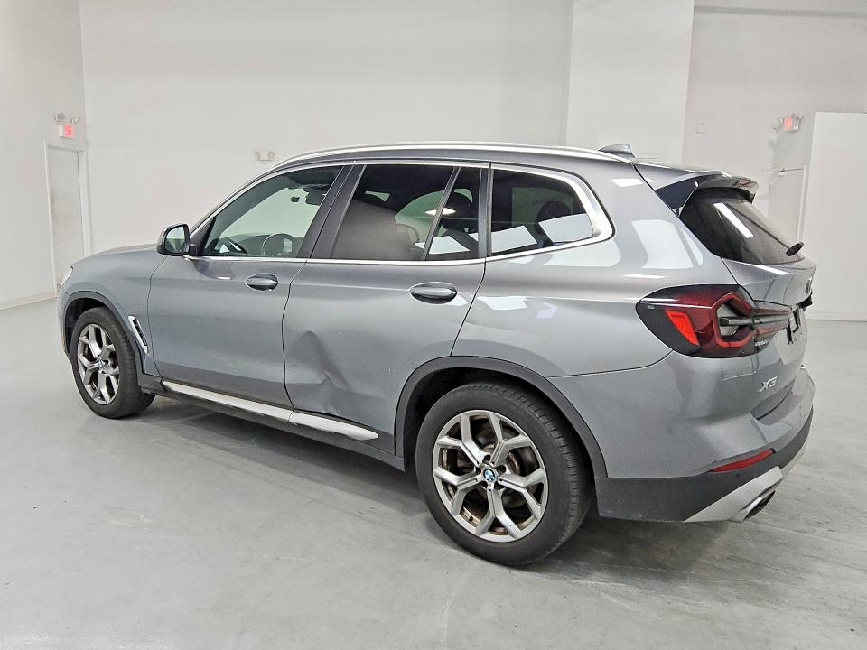 2023 BMW X3 VIN 5UX53DP09P9R38741 COPART salvage auction — REAR END, Fl - Certificate Of Title, sold $25,500 on 2026-07-13 (photo 2)