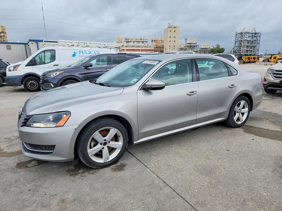 2012 Volkswagen Passat VIN 1VWBH7A37CC103497 — COPART salvage auction photo