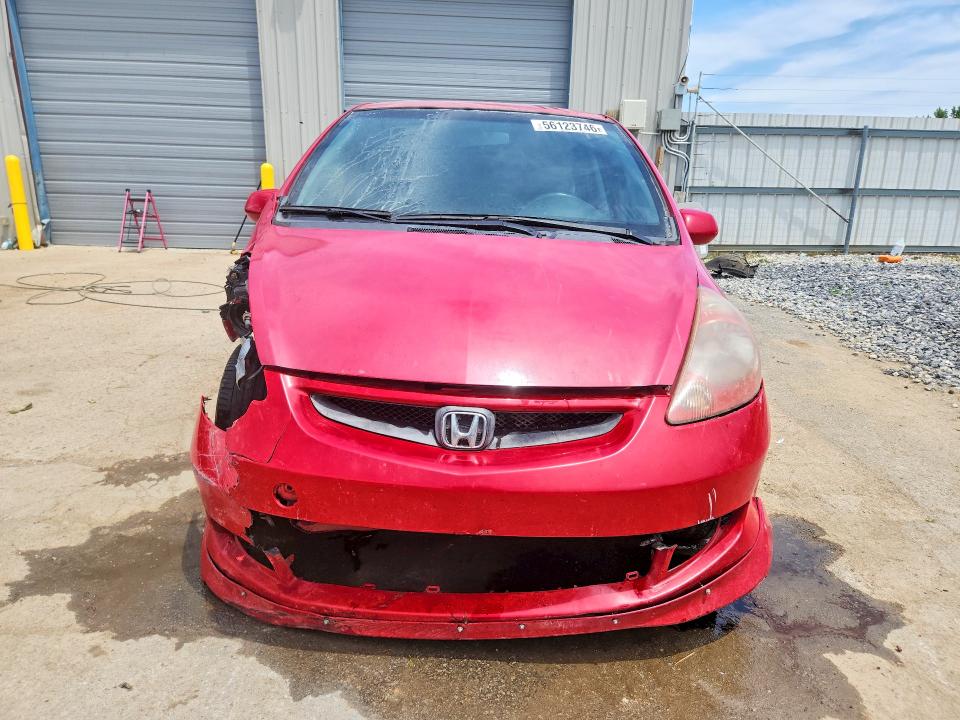 2008 Honda Fit VIN JHMGD38638S012803 COPART salvage auction — FRONT END, TN - SALVAGE CERTIFICATE, sold $450 on 2026-07-09 (photo 5)