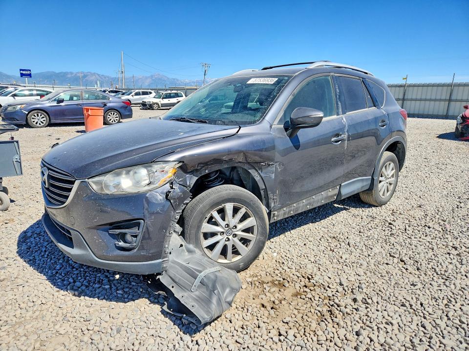 2016 Mazda Cx-5 VIN JM3KE2CY5G0658972 COPART salvage auction — FRONT END, Ut - Salvage Certificate, sold $1,750 on 2026-07-17 (photo 1)