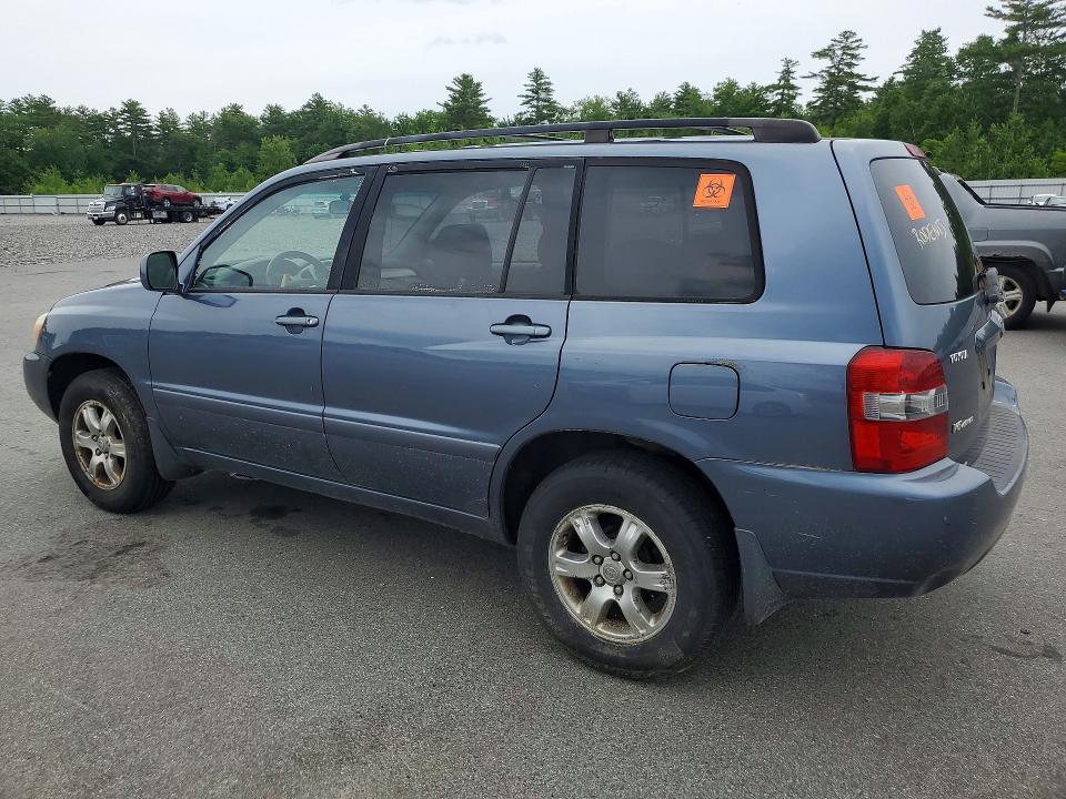 2005 Toyota Highlander VIN JTEEP21A050134823 COPART salvage auction — FRONT END, Me - Certificate Of Title, sold $825 on 2026-07-14 (photo 2)