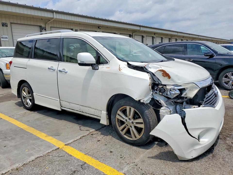 2014 Nissan Quest VIN JN8AE2KP8E9102195 COPART salvage auction — FRONT END, In - Certificate Of Title, sold $475 on 2026-07-09 (photo 4)