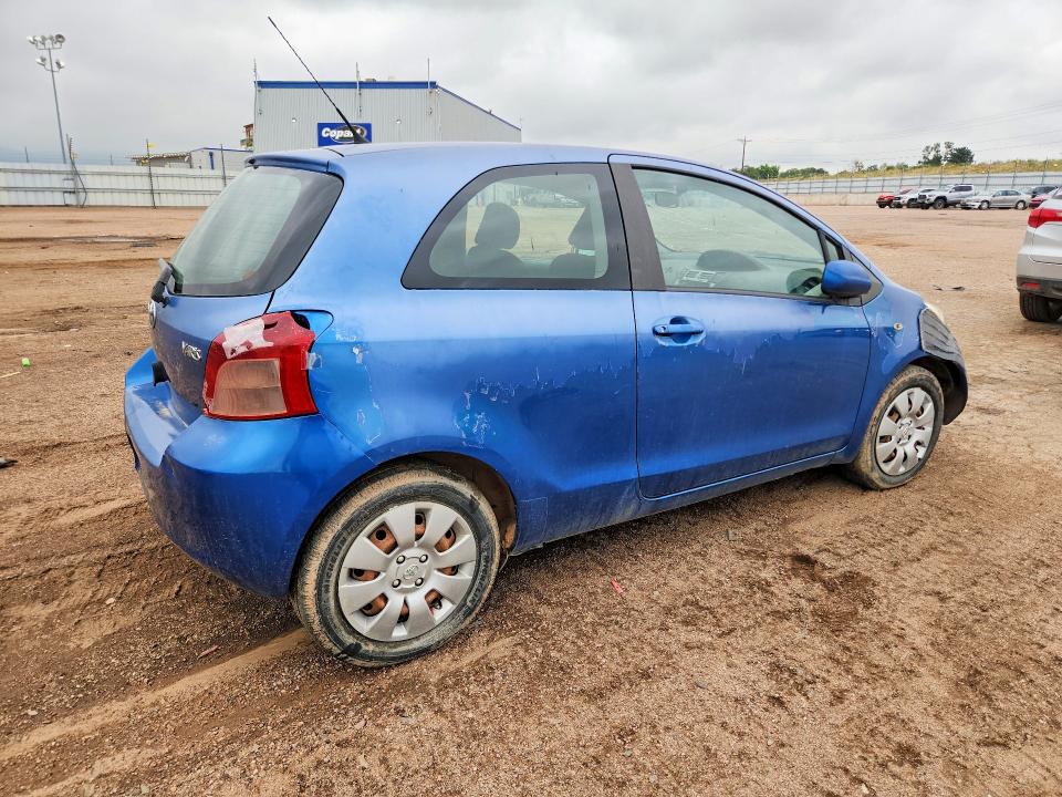 2008 Toyota Yaris VIN JTDJT923785197187 COPART salvage auction — FRONT END, Co - Bill Of Sale-Parts Only, sold $475 on 2026-07-13 (photo 3)