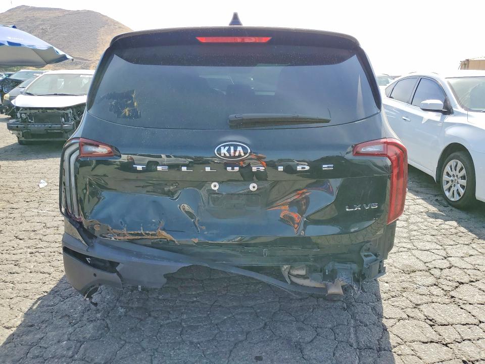 2021 Kia Telluride VIN 5XYP24HC0MG110724 COPART salvage auction — ALL OVER, Ca - Salvage Certificate, sold $2,800 on 2026-07-13 (photo 6)