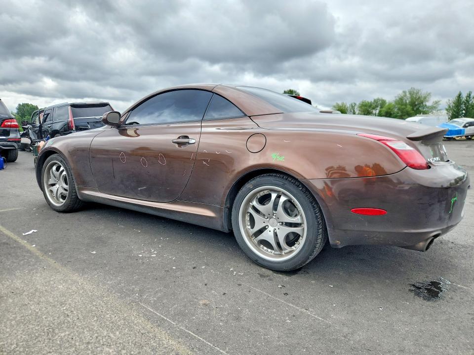 2006 Lexus Sc VIN JTHFN48YX69002354 COPART salvage auction — REAR END, OR - SALVAGE TITLE CERTIFICATE, sold $800 on 2026-07-29 (photo 2)