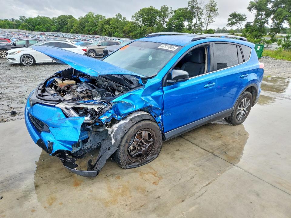 2018 Toyota Rav 4 VIN JTMZFREV1JJ748850 COPART salvage auction — FRONT END, Ga - Bill Of Sale - Parts Only, sold $2,750 on 2026-07-16 (photo 1)