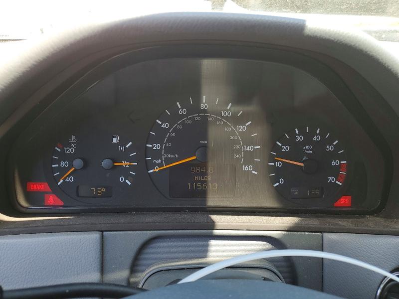 2000 Mercedes-benz E-class VIN WDBJF82J1YX036370 COPART salvage auction — REAR END, Co - Public - Salvage Title, sold $325 on 2026-07-07 (photo 9)