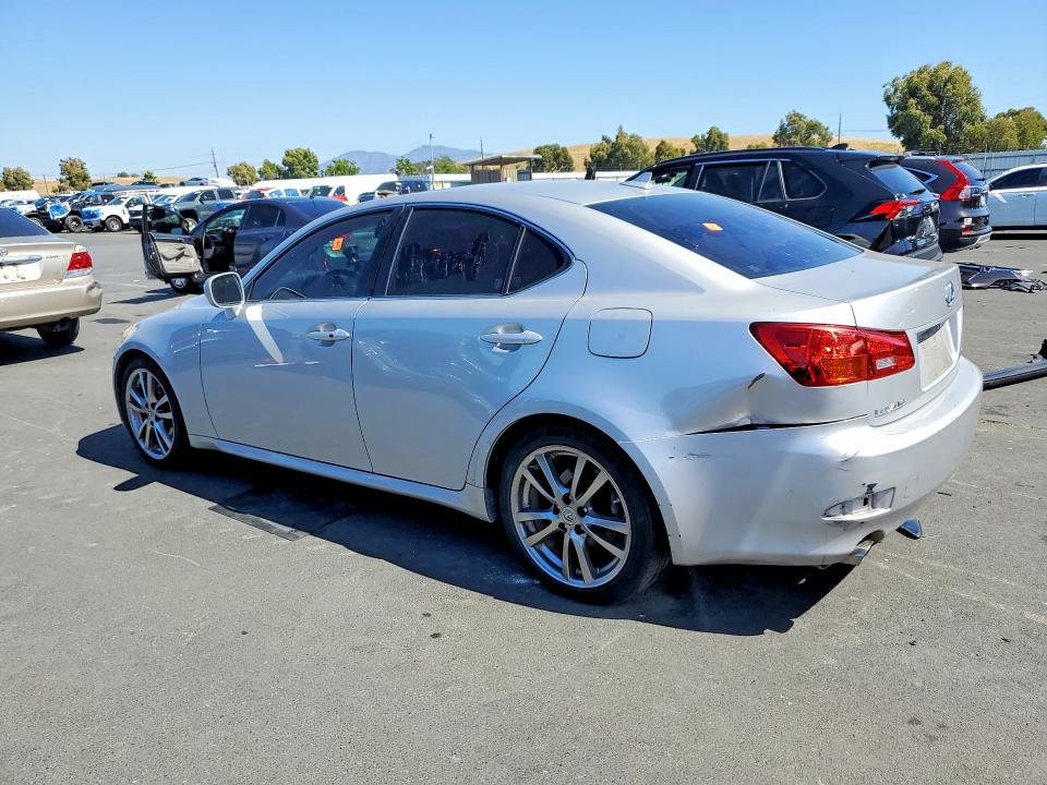 2008 Lexus Is 250 VIN JTHBK262X82076749 COPART salvage auction — WATER/FLOOD, CA - SALVAGE CERTIFICATE, sold $250 on 2026-07-13 (photo 2)