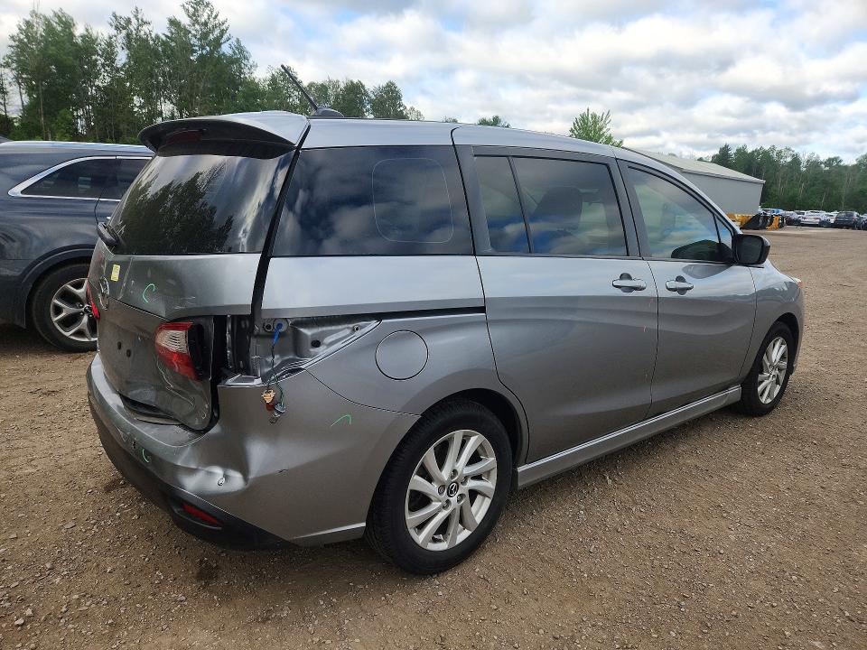 2017 Mazda 5 VIN JM1CW2CL6H0194610 COPART salvage auction — REAR END, On - Permit Salvage, sold $2,600 on 2026-07-14 (photo 3)