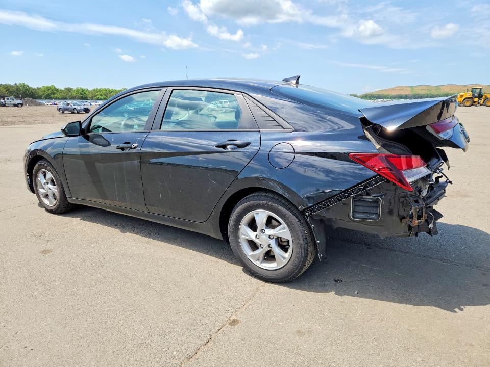 2021 Hyundai Elantra VIN KMHLL4AG5MU105165 COPART salvage auction — REAR END, Ny - Mv-907A Salvage Certificate, sold $2,800 on 2026-07-13 (photo 2)