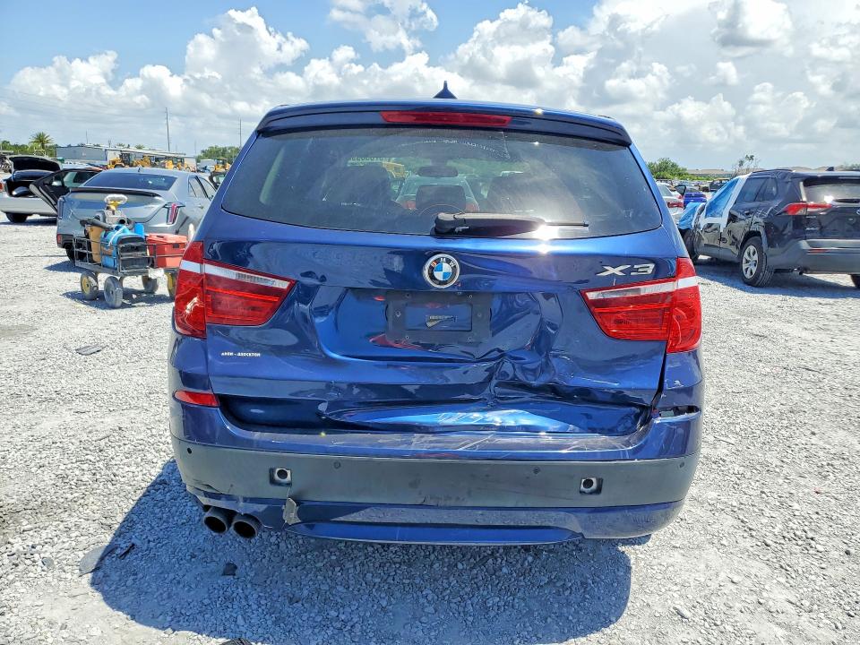 2013 BMW VIN 5UXWX9C58D0A19680 COPART salvage auction — REAR END, Fl - Cert Of Title Slvg Rebuildable, sold $1,150 on 2026-07-31 (photo 6)