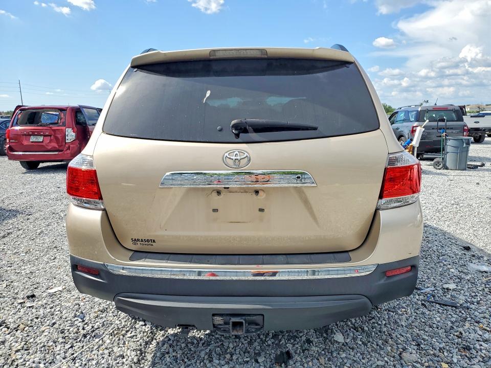 2013 Toyota VIN 5TDZK3EH0DS140845 COPART salvage auction — FRONT END, Fl - Cert Of Title Slvg Rebuildable, sold $3,100 on 2026-07-31 (photo 6)