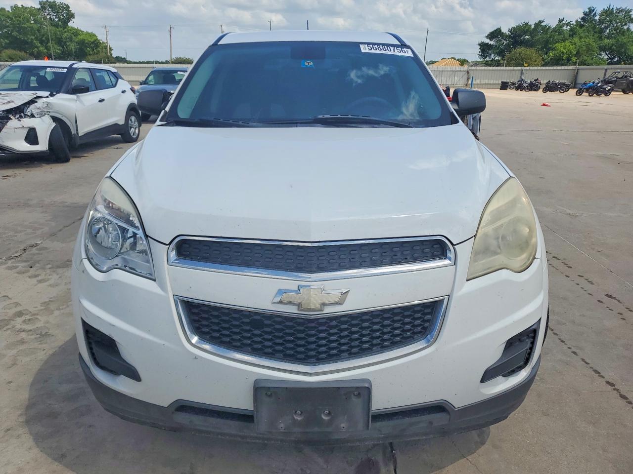 2013 Chevrolet Equinox VIN 2GNALBEK6D6281985 COPART salvage auction — Front End, TX - SALVAGE VEHICLE TITLE, sold $775 on 2026-07-09 (photo 5)