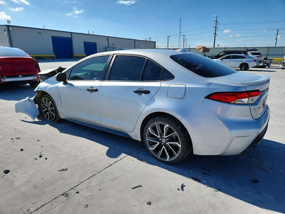 2022 Toyota VIN 5YFS4MCE6NP102511 COPART salvage auction — FRONT END, TX - SALVAGE VEHICLE TITLE (P), sold $2,550 on 2026-07-31 (photo 2)