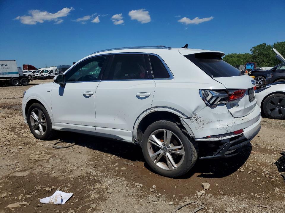 2020 Audi Q3 VIN WA1EECF34L1125344 COPART salvage auction — REAR END, Il - Salvage Certificate, sold $10,200 on 2026-07-22 (photo 2)