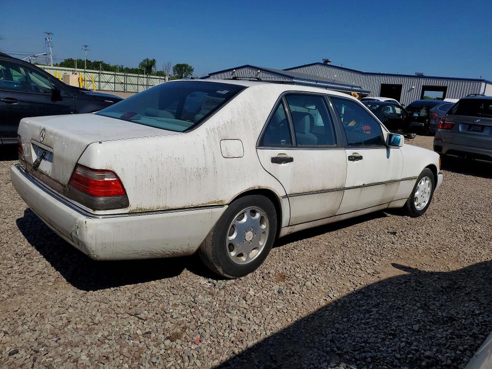 1994 Mercedes-benz S class VIN WDBGA32EXRA156123 COPART salvage auction — MINOR DENT/SCRATCHES, Ny - Certificate Of Title, sold $1,200 on 2026-07-29 (photo 3)
