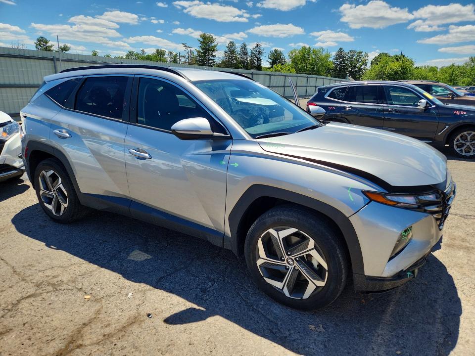 2022 Hyundai Tucson VIN 5NMJFCAE5NH124397 COPART salvage auction — FRONT END, Pa - Certificate Of Salvage, sold $10,200 on 2026-07-31 (photo 4)