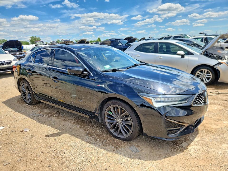 2022 Acura Ilx VIN 19UDE2F87NA001161 COPART salvage auction — VANDALISM, Il - Salvage Certificate, sold $11,200 on 2026-07-16 (photo 4)