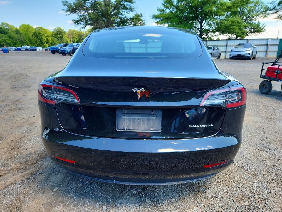 2022 Tesla Model 3 VIN 5YJ3E1EB9NF289354 COPART salvage auction — UNDERCARRIAGE, NY - CERTIFICATE OF TITLE, sold $13,000 on 2026-07-08 (photo 6)