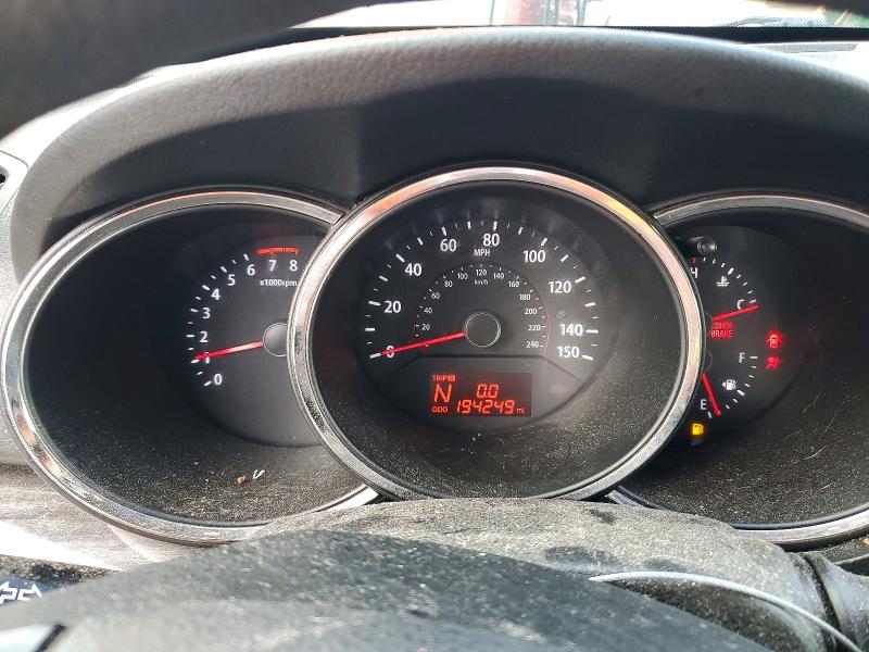 2013 Kia Sorento VIN 5XYKTCA64DG343057 COPART salvage auction — FRONT END, Pa - Certificate Of Salvage, sold $550 on 2026-07-09 (photo 9)