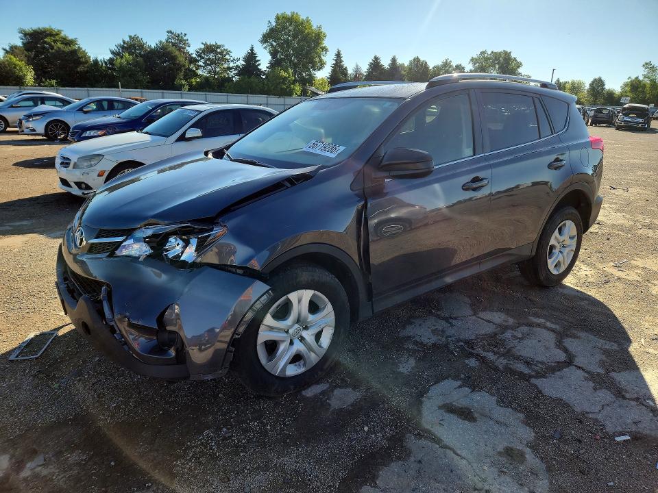 2015 Toyota Rav 4 VIN JTMBFREV7FJ024153 COPART salvage auction — FRONT END, Il - Salvage Certificate, sold $3,800 on 2026-07-14 (photo 1)