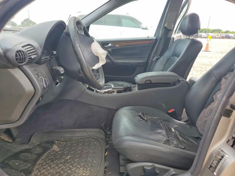 2004 Mercedes-benz C-klasse VIN WDBRF61J54A621460 COPART salvage auction — FRONT END, Tx - Salvage Vehicle Title, sold $300 on 2026-07-22 (photo 7)