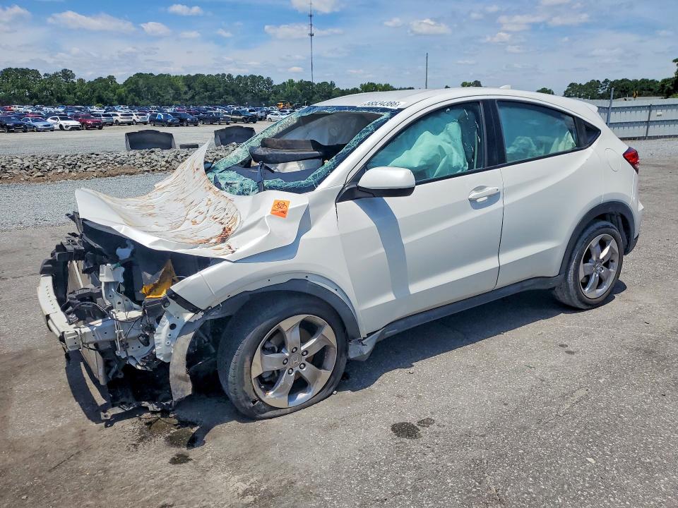 2016 Honda Hr-v VIN 3CZRU5H36GM748678 COPART salvage auction — FRONT END, Nc - Salvage Certificate Of Title, sold $750 on 2026-07-28 (photo 1)