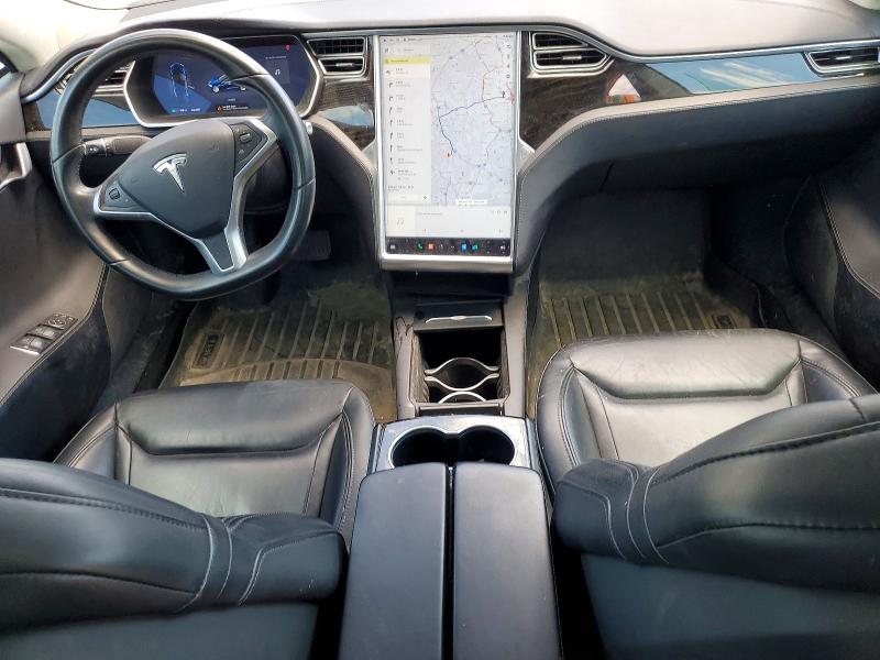 2016 Tesla Model s VIN 5YJSA1E21GF155822 COPART salvage auction — FRONT END, Ma - Cert Of Title-Reconstrctd Coll, sold $4,150 on 2026-07-07 (photo 8)