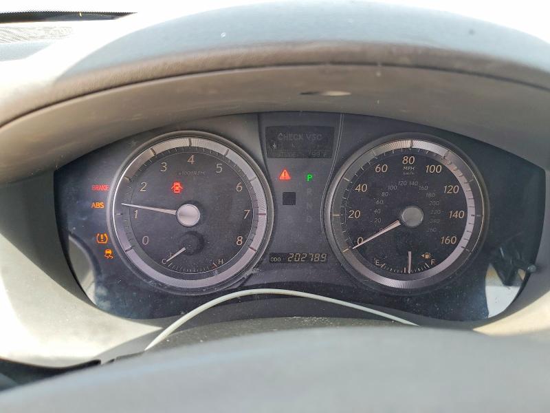 2007 Lexus Gs VIN JTHBJ46G972057263 COPART salvage auction — FRONT END, TX - CERT OF TITLE-REBUILT SALVAGE (P), sold $375 on 2026-07-17 (photo 9)