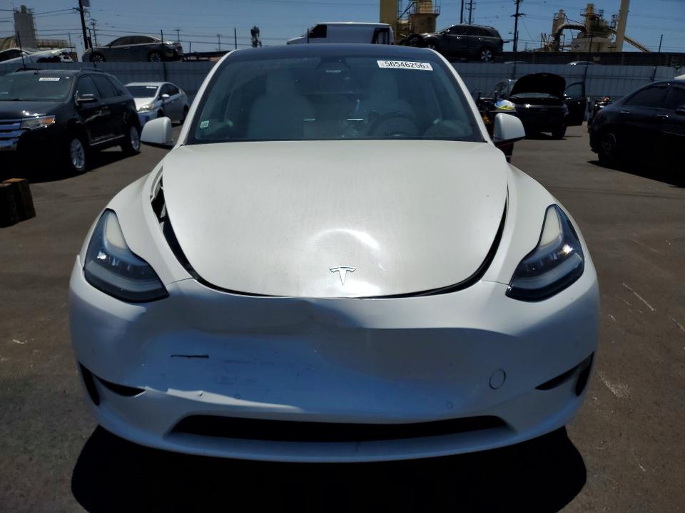 2021 Tesla Model y VIN 5YJYGDEE3MF090052 COPART salvage auction — FRONT END, Ca - Salvage Certificate, sold $8,600 on 2026-07-06 (photo 5)