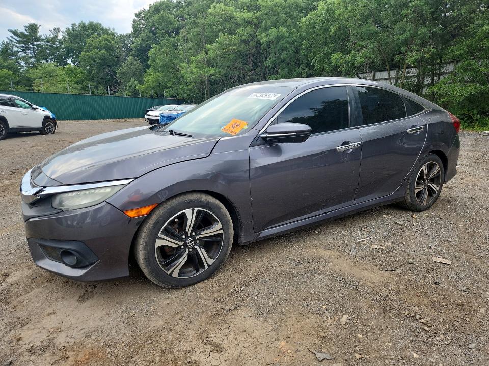 2016 Honda Civic VIN 19XFC1F9XGE203265 COPART salvage auction — SIDE, Wv - Certificate Of Title, sold $3,100 on 2026-07-09 (photo 1)