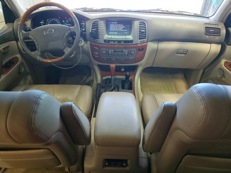 2004 Lexus Lx 470 VIN JTJHT00W543545448 COPART salvage auction — SIDE, Me - Cert Of Title-Salvage Collisio, sold $5,100 on 2026-07-16 (photo 8)