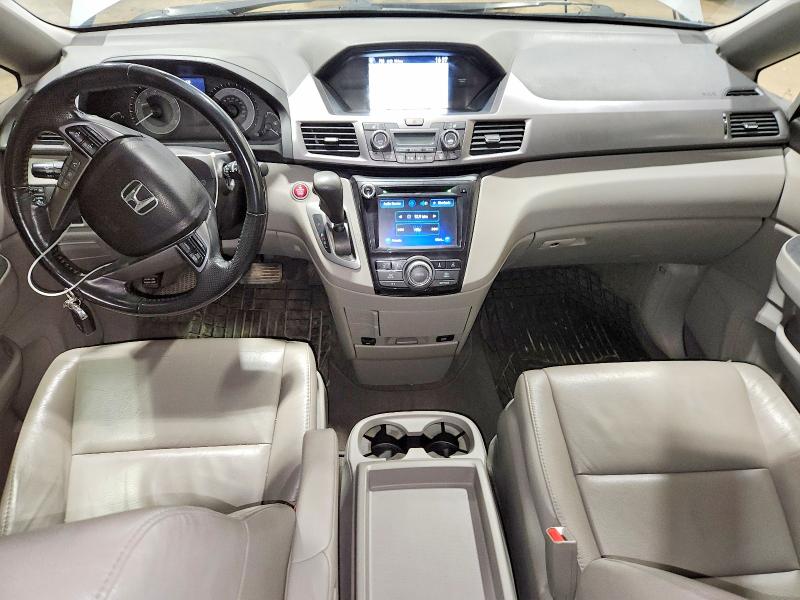 2014 Honda Odyssey VIN 5FNRL5H64EB080237 COPART salvage auction — FRONT END, AK - CERT OF VEH TITLE-RECONSTRUCTE, sold $750 on 2026-07-21 (photo 8)