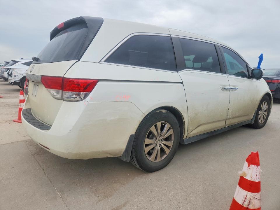 2016 Honda VIN 5FNRL5H67GB009939 COPART salvage auction — REAR END, Tx - Salvage Vehicle Title, sold $1,800 on 2026-07-09 (photo 3)